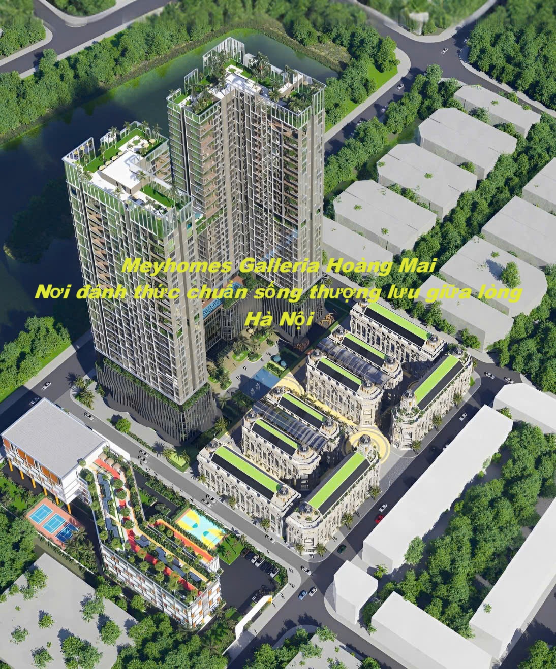 Mặt bằng tổng thể Dự án Rivea Hanoi 