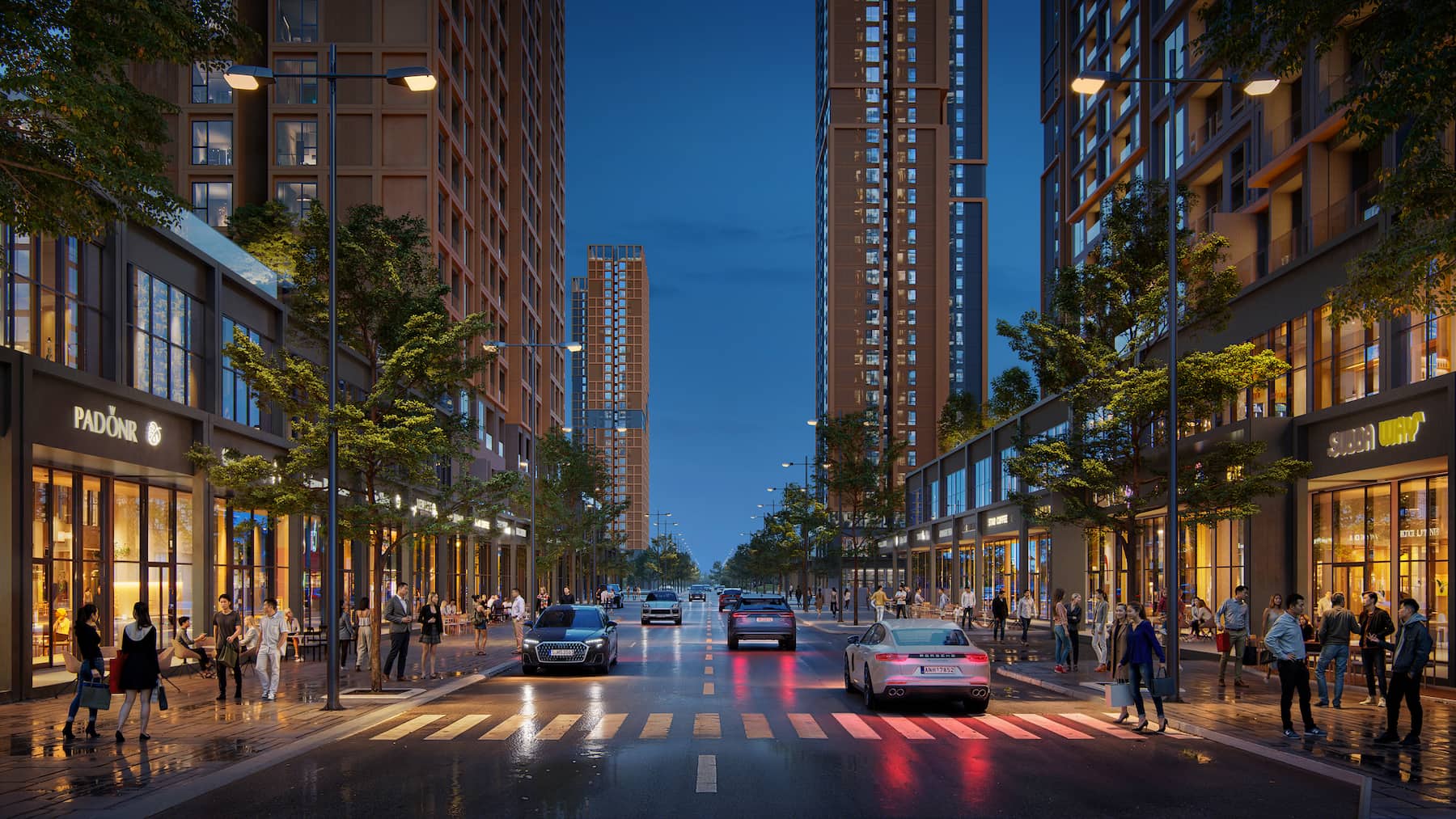 Đại Lộ Bốn Mùa tại The Parkland