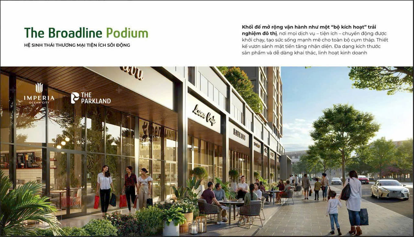 Khu shophouse The Parkland