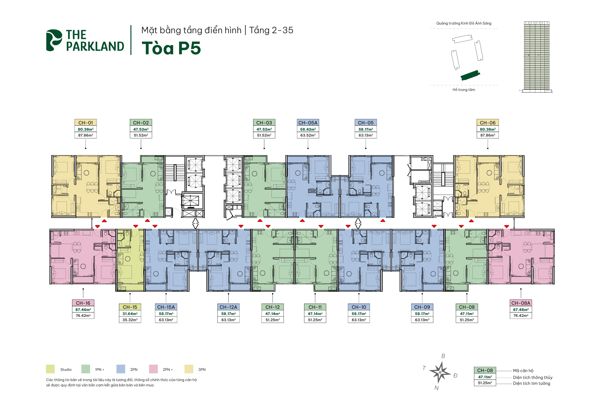 Mặt bằng Toà P5 Imperia Ocean City
