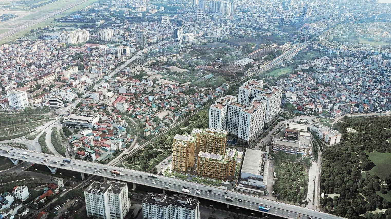 Vị trí kết nối Hà Nội Park Centric