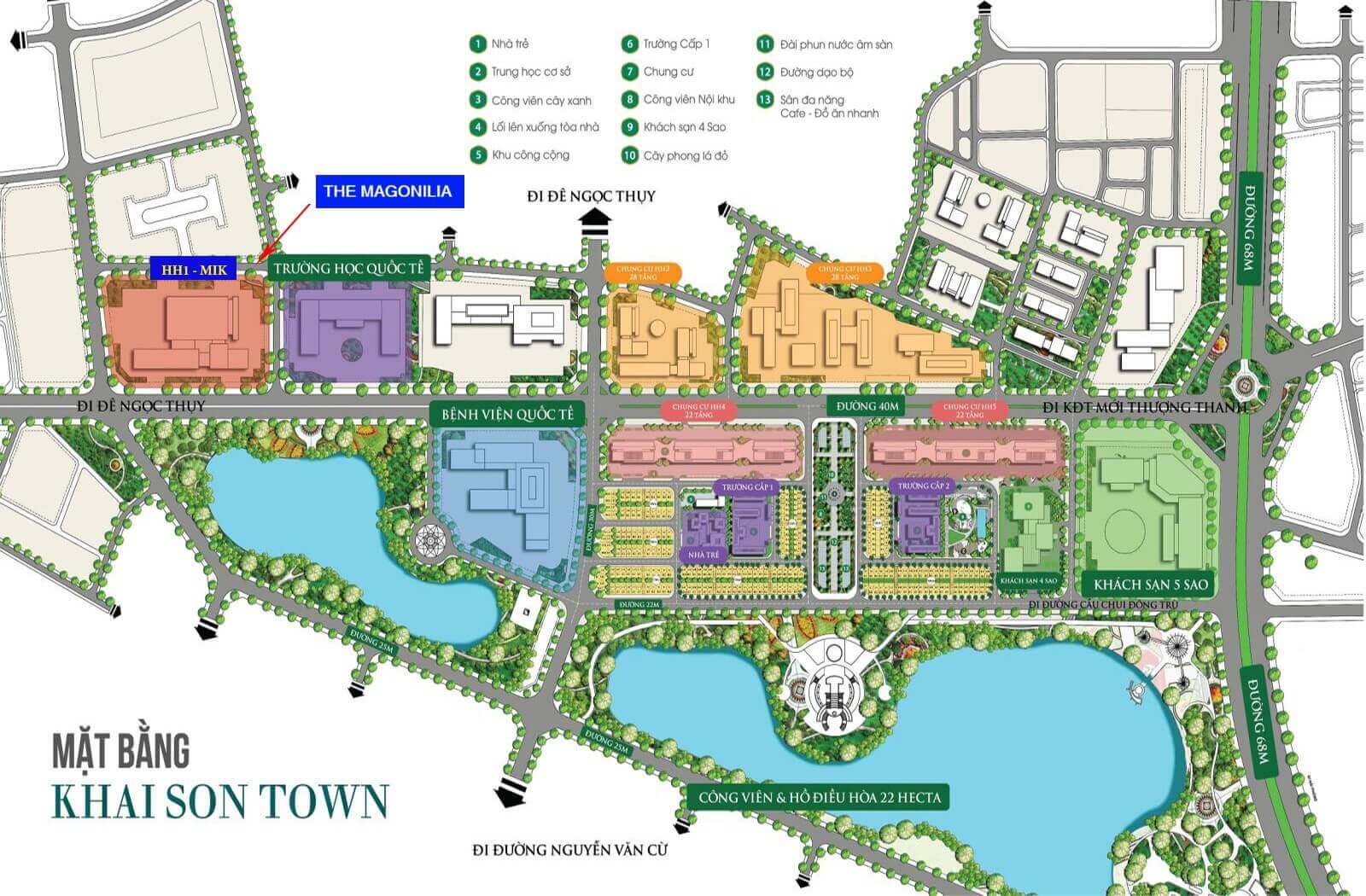 Vị trí The Magnolia