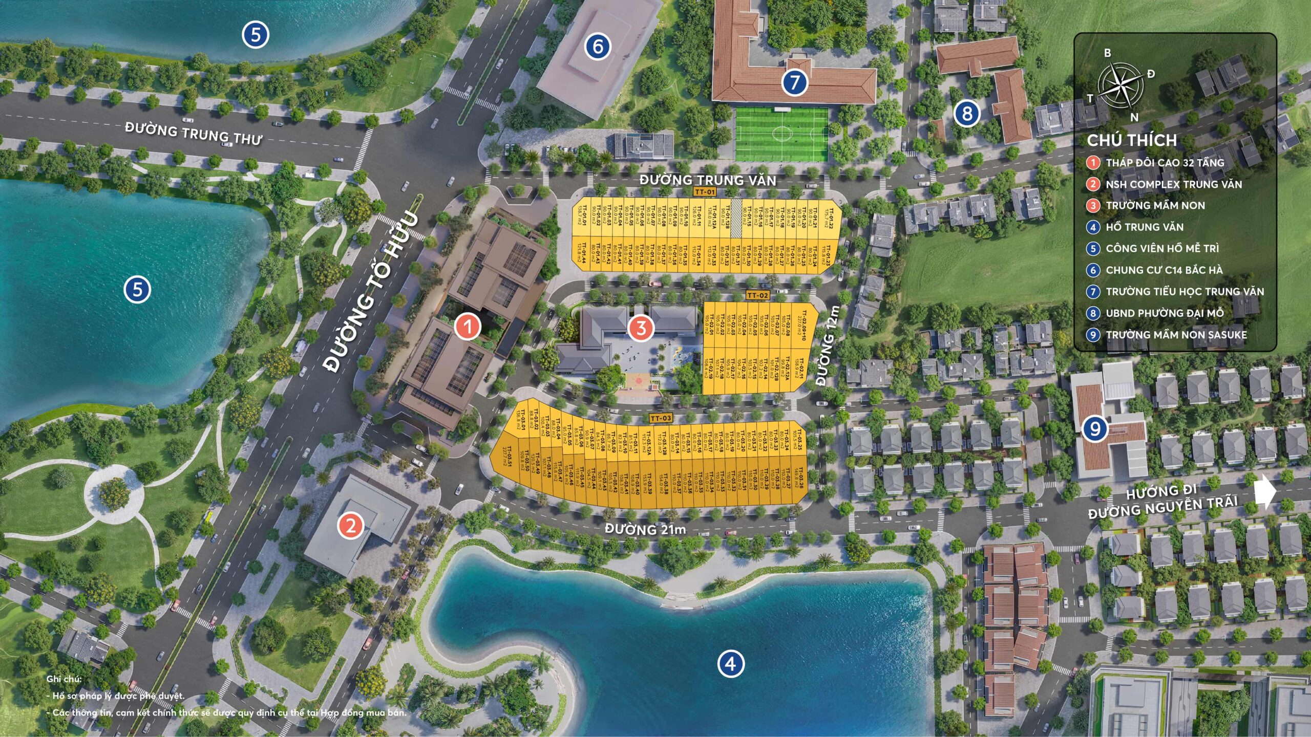 Mặt bằng Central Lakeside