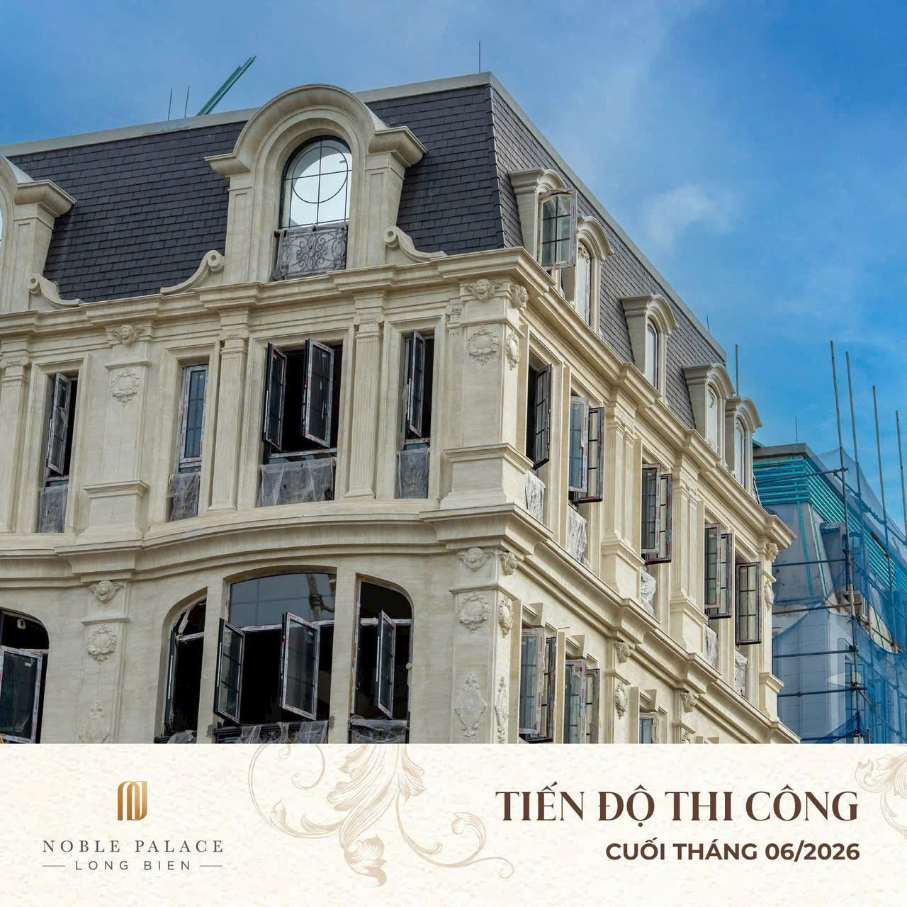 Tiến độ thi công dự án Noble Palace Long Biên